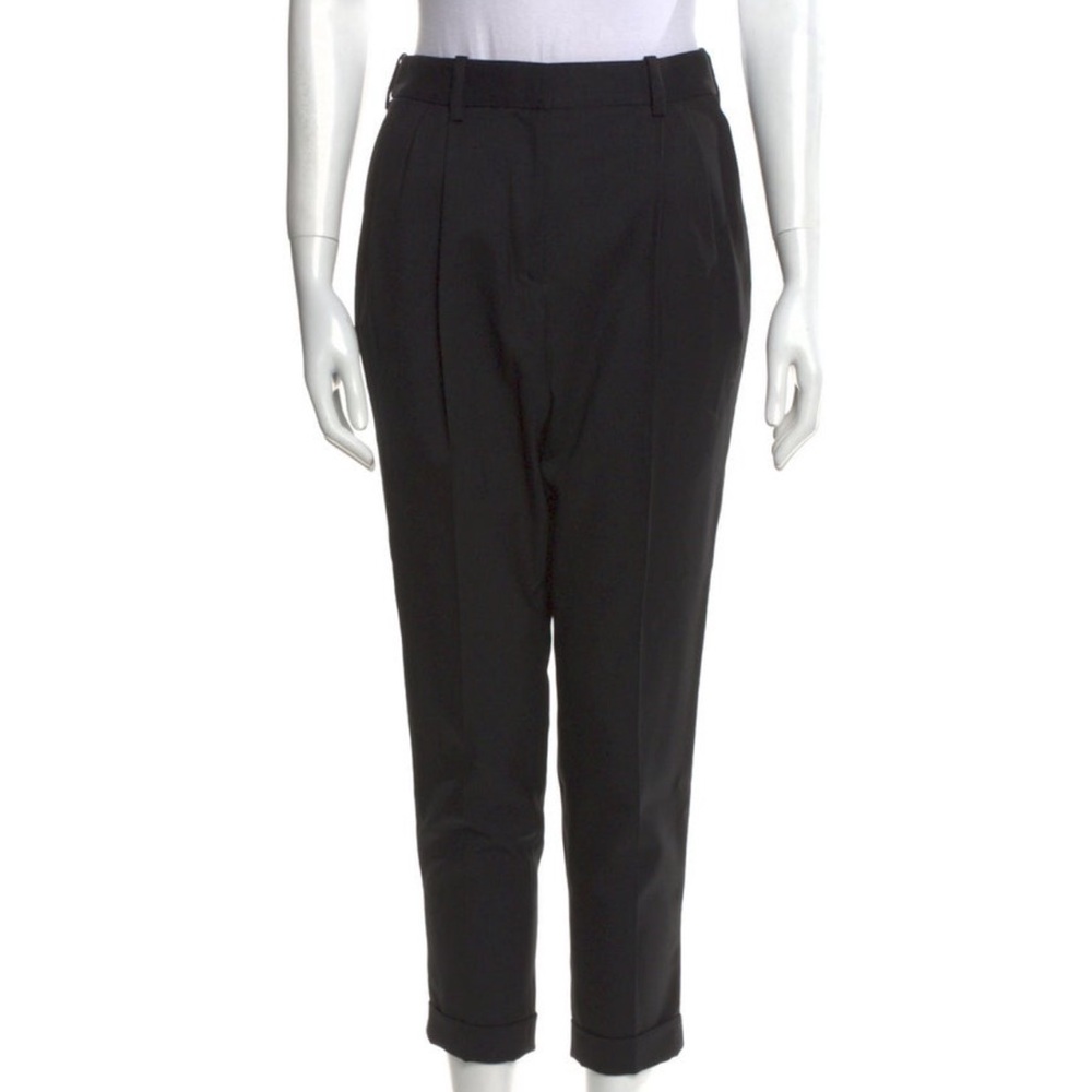 Nili Lotan Black Cropped Pantsuit Tailored